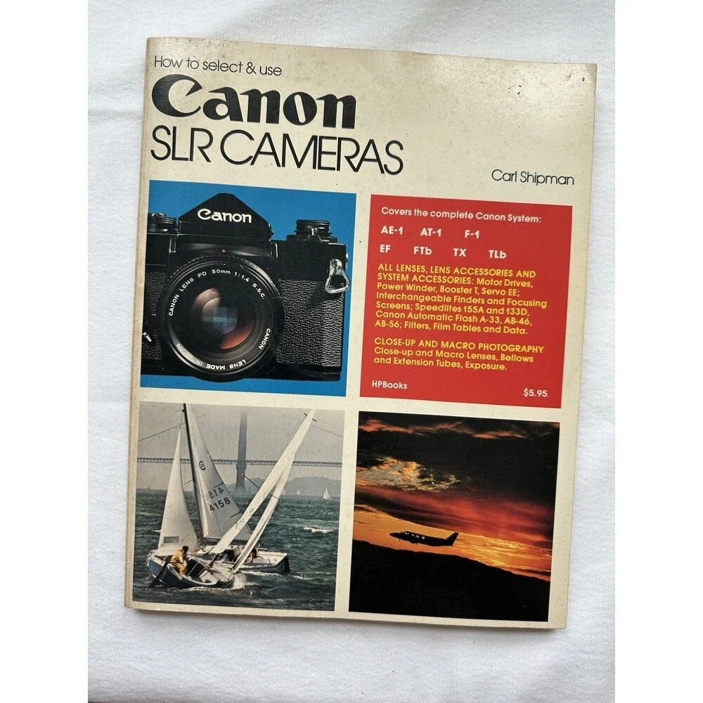 Canon SLR Cameras (How to Select and Use) By Carl Shipman